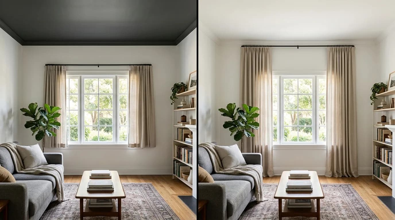 How to Make Low Ceilings Look Higher