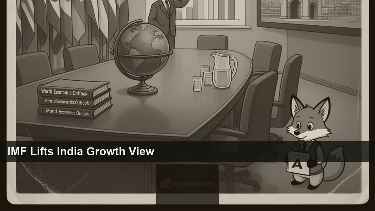 IMF World Economic Outlook release at spring meetings with India growth forecast upgrade projections displayed