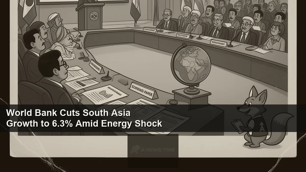 South Asian city skyline with industrial infrastructure and energy market data overlay