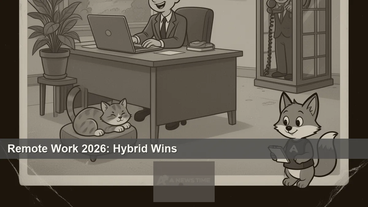 Professional working from home on laptop with coffee cup and natural window light