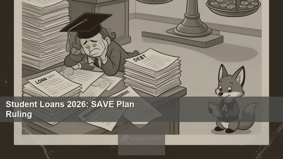 Graduate holding diploma with student loan paperwork and court documents on a desk