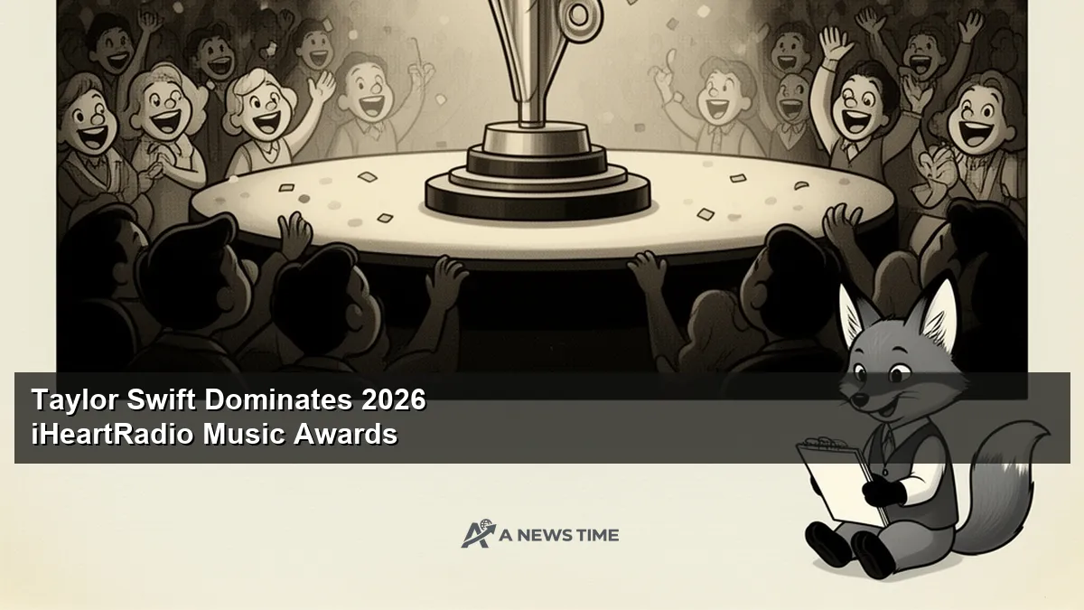 Taylor Swift and Travis Kelce arriving at 2026 iHeartRadio Music Awards red carpet