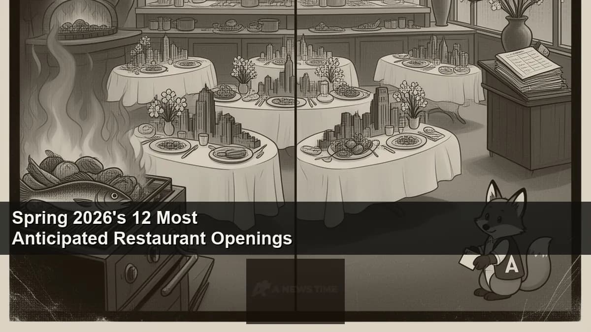 Elegant spring restaurant table setting with fresh seasonal vegetables and wine glasses at opening