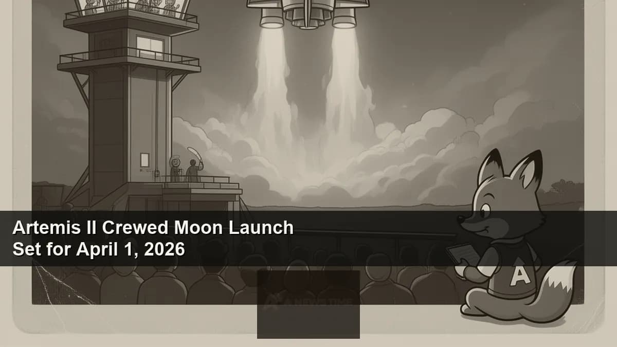 NASA Artemis II rocket on Kennedy Space Center launchpad before crewed moon mission