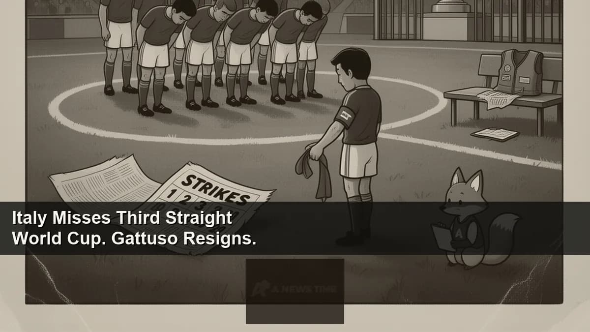 Italy national soccer team players dejected after penalty shootout World Cup qualifier elimination