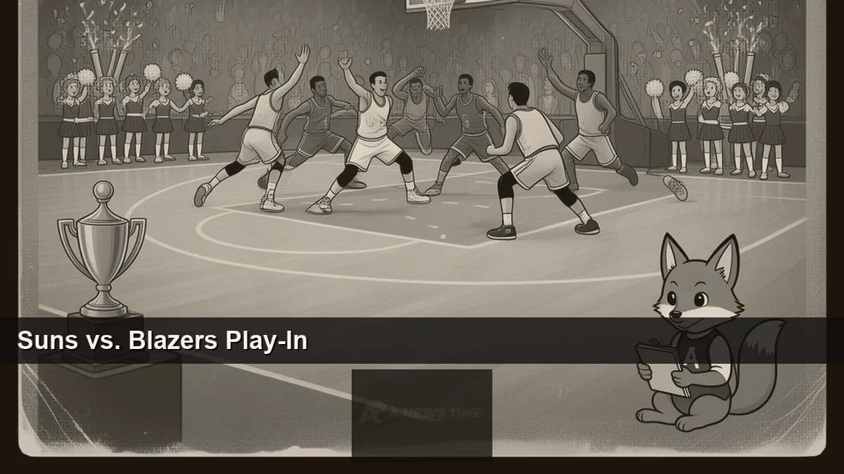 Phoenix Suns guard Devin Booker drives toward the basket during the 2026 NBA Play-In Tournament game against Portland