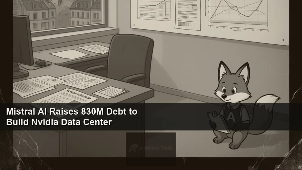 Paris skyline with data center infrastructure representing Mistral AI European AI sovereignty bet