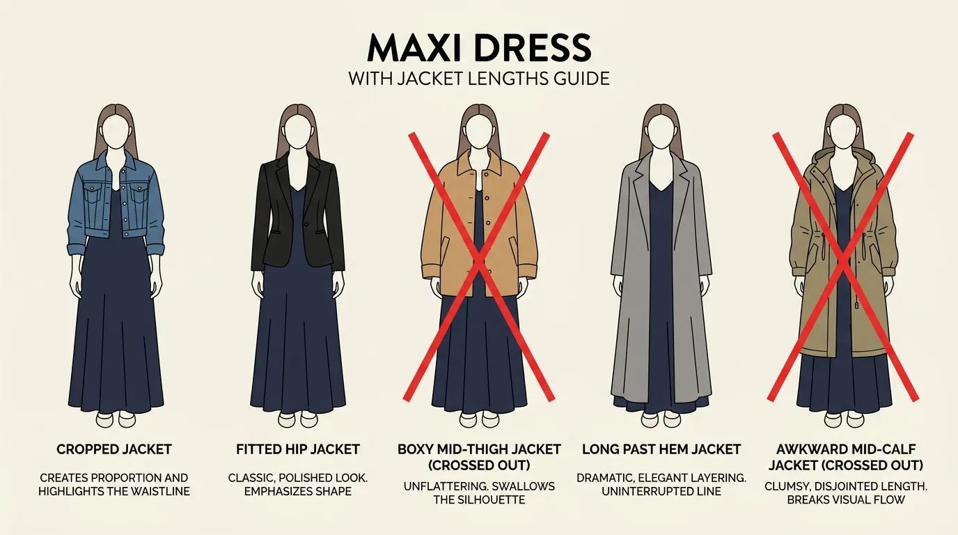 What Jacket to Wear With a Maxi Dress