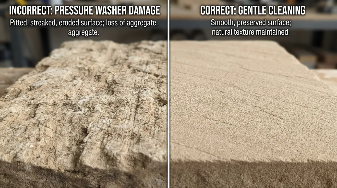 How to Remove Green Algae From Patio Slabs