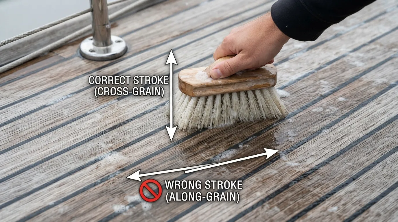 How to Clean a Teak Boat Deck Without Damage