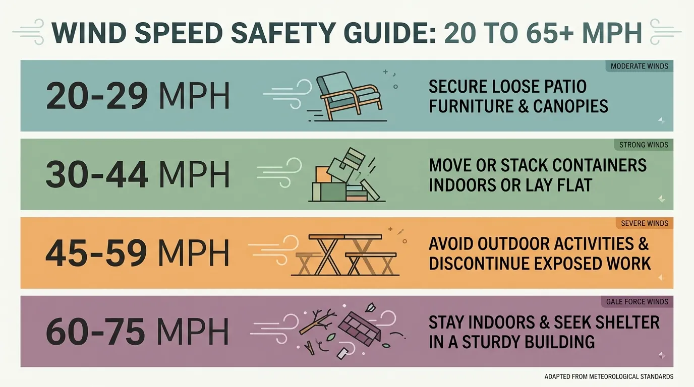 How to Secure Patio Furniture in High Winds