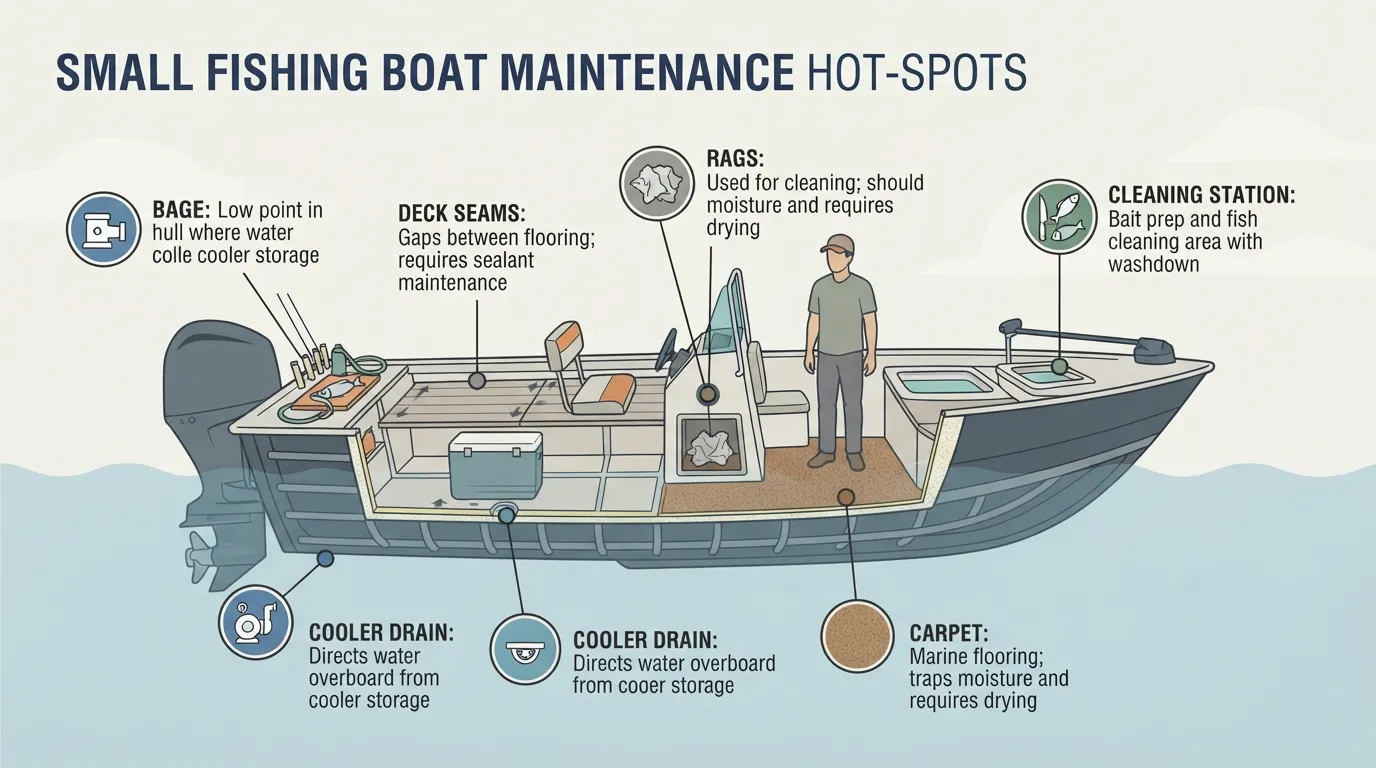 How to Remove Fish Smell From a Boat