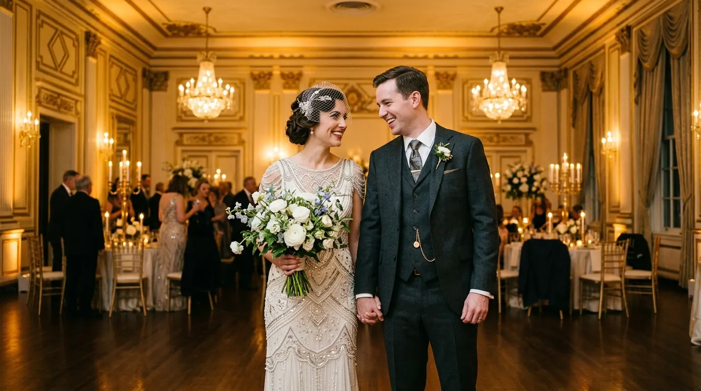 Art Deco Wedding Theme: Dresses, Decor, and Details